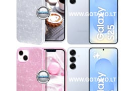 ILLumi-Neo silikoniniai dėklai nugarėlės Samsung Galaxy S25 telefonui