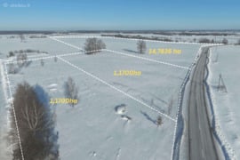 PARDUODAMAS 17HA ŽEMĖS ŪKIO PASKIRTIES SKLYPAS KLAIPĖDOS R. SAV. DOVILŲ SEN., KISINIŲ K. BET YRA GAL