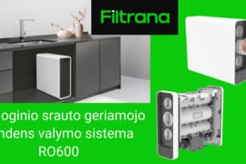 Tiesioginio srauto geriamojo vandens valymo sistema RO600