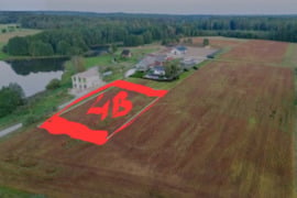 Parduodamas namų valdos sklypas su vaizdu į ežerą – Vilniaus r., Marijampolio k., Dvaro g. 4B.