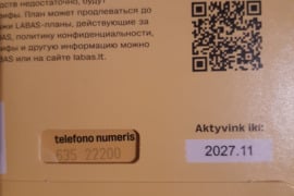 Gražus LABAS numeris (nauja pakuotė)