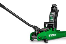 Žemo profilio hidraulinis domkratas su ratukais Wüber W22002 | 80-375 mm | 2.5 t | lagaminas