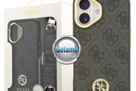 Dėklas nugarėlė GUESS Style1 su MagSafe – Apple iPhone 17 su 32mm diržu