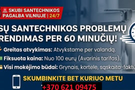 Avariniai santechnikos darbai