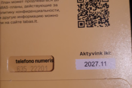 Gražus LABAS numeris (nauja pakuotė)