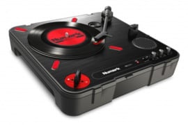 Numark PT01 Scratch Nešiojamas DJ Patefonas su DJ Scratch jungikliu