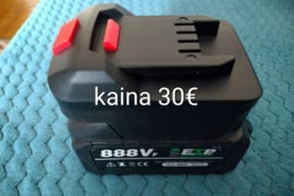 Akumuliatorius maxita ir LIDL Parkside x20v