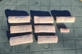 7vnt nauji, dideli, rusiški, senoki bintai, bintas, tvarsčiai, tvarstis ir 1 mažas