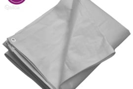 vidaXL Tentas, pilkos spalvos, 3x3m, 260g/m², HDPE
