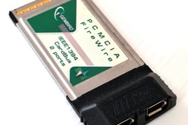 Pcmcia FireWire ieee1394 gembird 2 portai