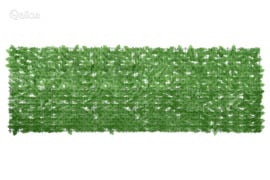 vidaXL Balkono pertvara, 300x100cm, su žaliais lapais
