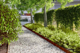 vidaXL Vejos apvadai, 10vnt., 10x103cm, lankstus Corten plienas