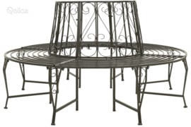 vidaXL Medinės suolai 1-Vietų skaičius Ø 160 x 89 cm Plienas