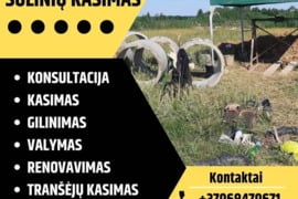 ŠULINIŲ kasimas valymas restauravimas
