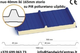 Sandwich plokštes 25eur