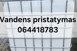 Vandens atvezimas talpu nuoma