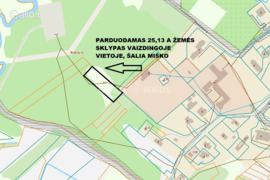 25.13 a sklypas Šiaulių r. sav., Bubiai, Gervėnų g.