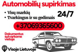 Automobilių supirkimas per 30min