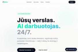 AI asistentas jūsų verslui — dirba 24/7, kalba lietuviškai