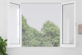 vidaXL Tinklelis, sidabro sp., 100x500cm, aliuminis