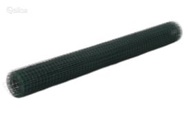 vidaXL Vielos tinklas su PVC danga, žalias, 25x1,5m