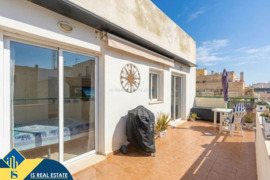 Penthouse apartamentas su terasa, Alicante provincijoje, Torrevieja mieste, Playa de los Locos rajon
