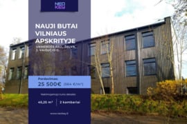 Pigiausi nauji butai Vilniaus apskrityje