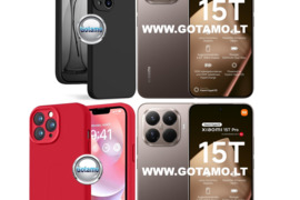 B-Soft Plus dėklai nugarėlės Xiaomi 15T Pro WWW.GOTAMO.LT