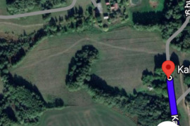 Zemė netoli Dusios su galima statyba