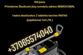 Plaunančio siurblio nuoma Šiauliuose