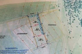 Pajūrio regione trys namų valdos sklypai po 15a, po 7000eur