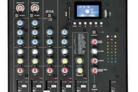 Audiophony MPX6 MIKŠERINIS PULTAS SU KOMPRESORIUMI, EFEKTAIS IR USB/SD/BT GROTUVU