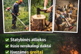Pjauname žole.