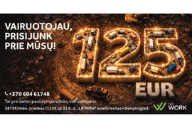 Darbo pasiūlymai vilkikų vairuotojams Vokietijoje
