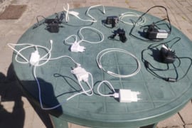 Įvairūs pakrovėjai samsung, iPhone, micro usb į USB-A, iš USB-A į lighting