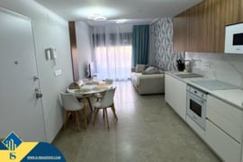 Apartamentas su bendru baseinu, Alicante provincijoje, Torrevieja mieste, Playa del Cura rajone. 3 k