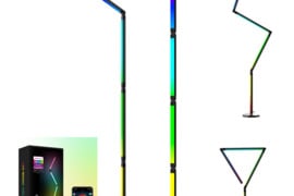 Naujas LED RGB Lankstomas stovas su šviesos efektais toršeras