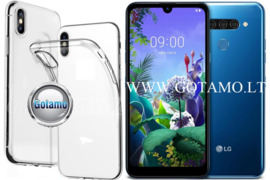 Skin itin plonas skaidrus dėklas nugarėlė LG K50 / LG Q60 WWW.GOTAMO.LT