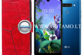 Turtle tvirtas dėklas-knygelė LG K50 / LG Q60 WWW.GOTAMO.LT