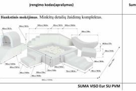 Minkštų detalių žaidimų komplektas