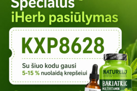 IHerb.com 5-15% nuolaidos kodas KXP8628