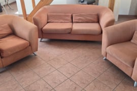 Skubiai Parduodami Minkšti Baldai Sofa +2 Foteliai