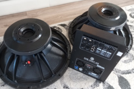 Profesonalus 4000W RMS Projektas Subwoofer 2x21