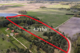 Sklypas Sausdravų kaime 403.40 a ploto