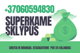 SUPERKAME SKLYPUS. ATSISKAITOME PER 24H.