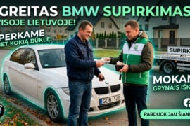 Automobiliu supirkimas geriausiomis kainomis