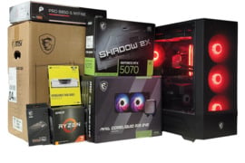 MSI RTX 5070 Ryzen 7 7700x DDR5 32GB 6000 M/TS 1TB MSI B850 Wi-Fi BT