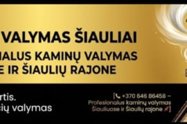Kaminų valymas Šiauliai +370 646 86458
