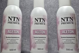 Nagų acetonas geliniam lakui šalinti 500ml NTN Premium