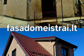Fasadų šiltinimas, dekoras, klinkeris. 060394321